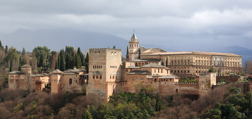 Albaizín udsigt til Alhambra