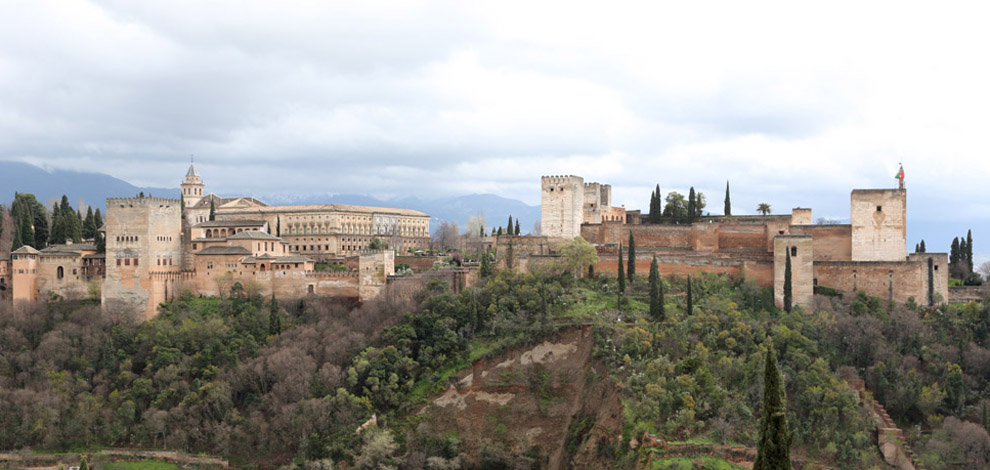 Albaizín udsigt til Alhambra