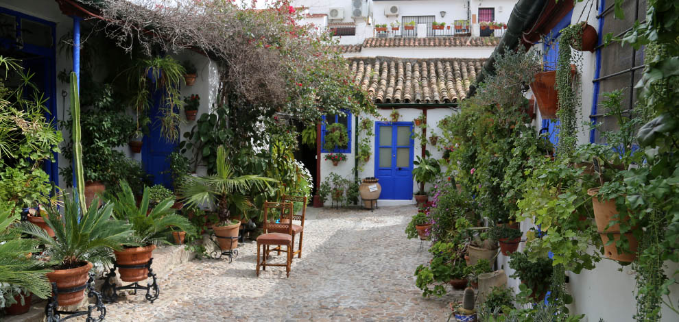 Cordoba patioer, Andalusien, Spanien